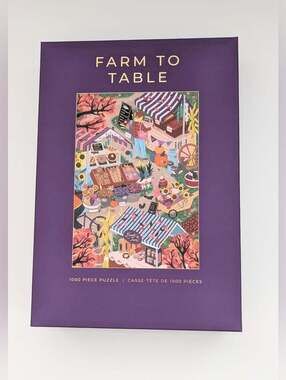 NEW IN BOX Hobbry "Farm To Table" 1000-Piece Puzzle